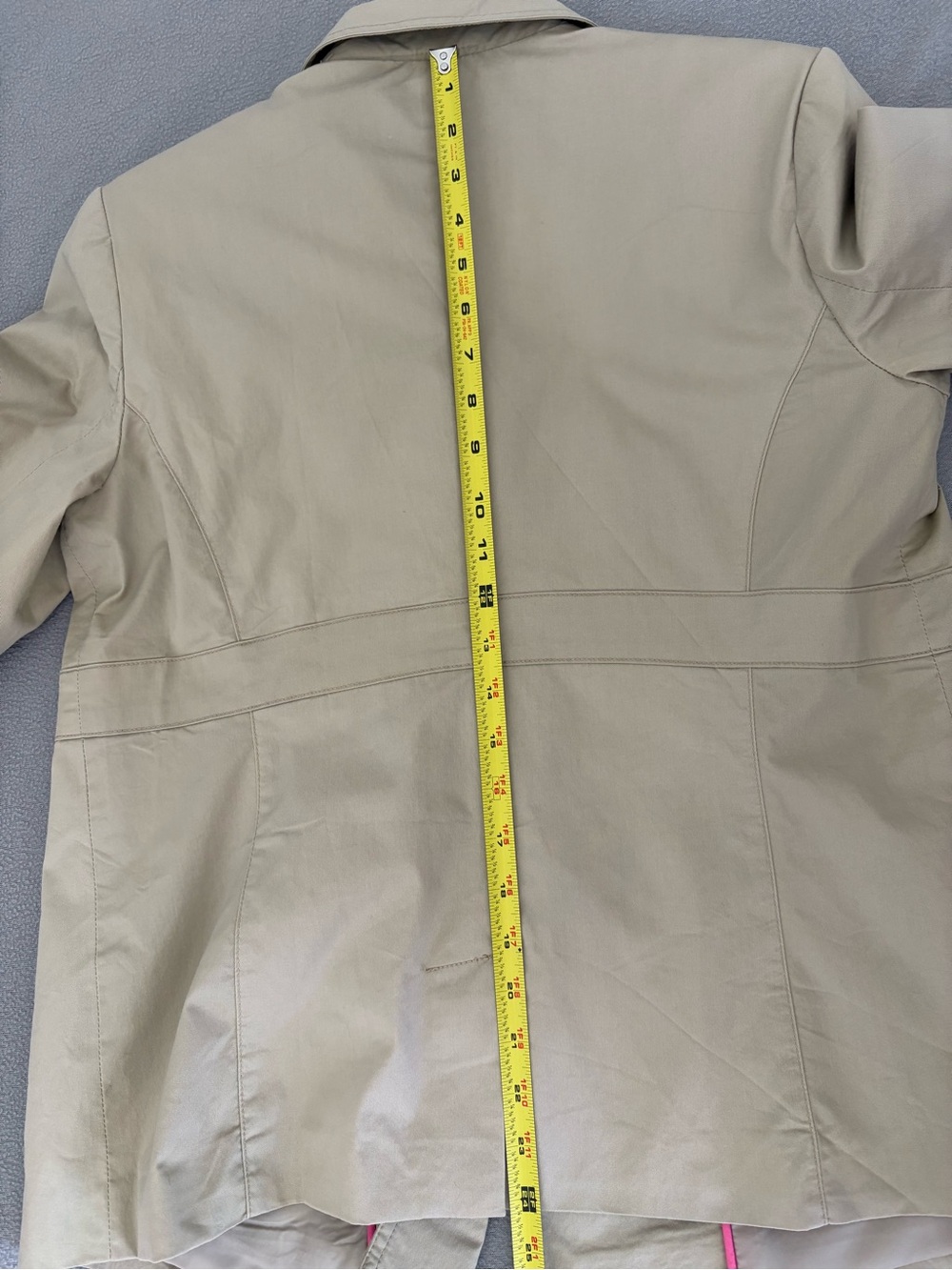 Venini Light Beige Tailored Cotton Blazer Jacket - Picture 7 of 8